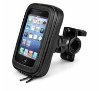 NOVAGO Housse Support Vélo Bicyclette Imperméable pour iPhone 13 Mini / 12 Mini/SE / 8/7 et Smartphones jusqu'à 5 Pouces - Inclinable et Rotatif 360°