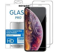 NOVAGO Lot de 2 films en verre trempé compatibles avec iPhone 11.
