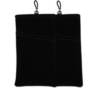 NOVAGO Lot de 2 Pièce Pochette Multifonction en Velours de qualité pour Les Bijoux ou Les Smartphones 6.7''- Noir