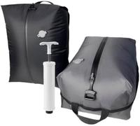 NOVAGO Lot de 2 Sacs de Compression Sous Vide Voyage 18L avec Pompe Manuelle - Housse de Rangement Réutilisable en Nylon TPU - Étanchéité IP67 (2 Pièces + 1 Pompe)
