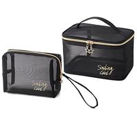 NOVAGO-Lot de 2 Trousses/Pochettes/Mini Vanity Toilette Maquillage cosmétique