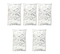 NOVAGO- Lot de 500 Charlottes 42 cm Jetables Bonnet douche Protection Cheveux plastique pour divers usages esthétique Médical, Restauration, Agro-Alimentaire, Industrie, Beauté.