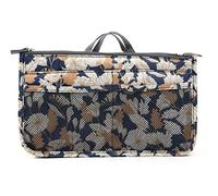 NOVAGO Organiseur Pochette Sac de Rangement intérieur pour Sac à Main ou Sac de Voyage (Divers Coloris Disponibles (Fleurs 1)