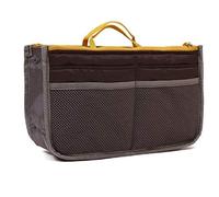 NOVAGO Organiseur Pochette Sac de Rangement intérieur pour Sac à Main ou Sac de Voyage (Divers Coloris Disponibles) (Gris)