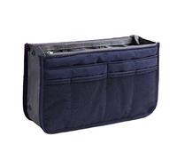 NOVAGO Organiseur Pochette Sac de Rangement intérieur pour Sac à Main ou Sac de Voyage (Divers Coloris Disponibles (Indigo)