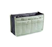 NOVAGO Organiseur Pochette Sac de Rangement intérieur pour Sac à Main ou Sac de Voyage (Divers Coloris Disponibles (Vert Clair)
