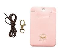 NOVAGO Porte Badge, Porte Carte ou Porte Titre de Transport (Rose)
