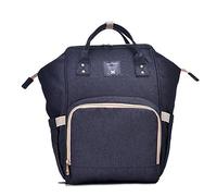 NOVAGO Sac à Dos Maman 55 litres Sac pour Ranger Les Affaires de bébé, Sac Multifonctions étanche et Durable avec Poches isothermes pour biberons (Noir)