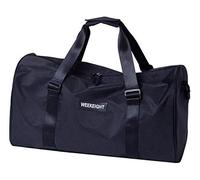 NOVAGO Sac de Voyage, Sac de Sport Pliable et imperméable Grand Volume avec bandoulière (Noir)