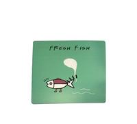 NOVAGO® Tapis de Souris Motif imprimé néoprène antidérapant 21 x 21 cm (Vert)