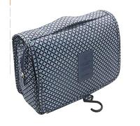 NOVAGO® Trousse de Toilette Pliable, Trousse Maquillage, Trousse de Voyage (Etoiles/Bleu)