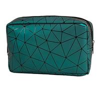 NOVAGO -Trousse de Toilette, Trousse Maquillage Double Couches plastifié Solide Durable et imperméable (Vert S)