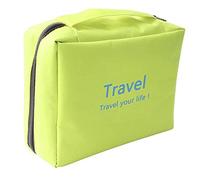 NOVAGO Trousse de Toilette, Trousse Maquillage, Trousse de Voyage résistante (Vert)