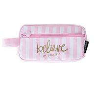 NOVAGO-Trousse Scolaire et Multi-Usage, Petite Pochette Maquillage (Rose 1)