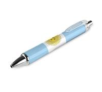 Novaj Stylo à bille drapeau de l'Argentine - Stylo à encre bleue - Stylo à bille à encre gel pour le jour de l'indépendance