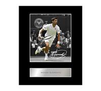 Novak Djokovic Photo dédicacée encadrée