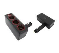 NOVAK Répartiteur Prise Allume-Cigare avec USB 3 Socket et 1 USB