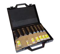 NOVALIA Mallette de 7 spatules ROGER MONDELIN de peintres type américain + 1 couteau multi usages - 221679, (VMA81475)