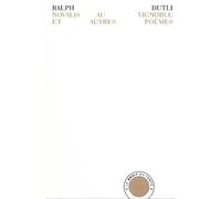 Novalis au vignoble et autres poèmes Edition bilingue français-allemand - Ralph Dutli - Bruit Du Temps - broché - Poésie