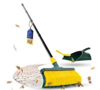Novaliv Balai à Griffes de Qualité Supérieure - Manche 30 cm, Kit de Balayage, Poils Incurvés - Idéal pour Jardin, Gazon Artificiel