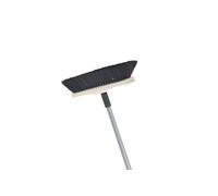 Novaliv Balai de crin avec manche crin fin crin de queue doux Balai d'intérieur Balai à main Manche télescopique (1, Balai d'intérieur+manche)