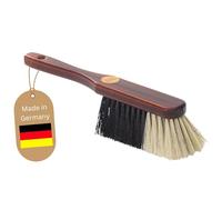 Novaliv Balayette à Main en Bois I Mélange de Crins I Brosse de Balayage en Poils de Queue de Cheval I Balai à Poils d'Animaux