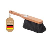 Novaliv Balayette en poils de cheval mélangés - Balai d'armoire - Balai de placard - Balai à main mixte - Brosse à balai de voiture - Fouet idéal pour voiture, crin de cheval - Mélange de poils