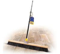 Novaliv Grand Balai de 80 cm avec Manche, Poils, Mélange de Poils, Balai Fin, Idéal pour Atelier, Industriel, Intérieur, Cheveux