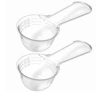 Novaliv Lot de 2 cuillères doseuses en plastique robuste de 30 g - Fabriquées en Allemagne - Dosage précis des poudres et des liquides - Pour la cuisine, le fitness, la maison - Parfait pour le thé,