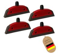 Novaliv Lot de 4 balais en mousse avec extracteur - Tête de balai en caoutchouc - Noir - Pour poils de chien - Broom - Parquet - Pour l'intérieur - Balai à tapis - Raclette de sol - Balai ménager -