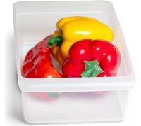 Novaliv Organiseur de réfrigérateur 30,5 x 7,5 x 16 cm BPA-free Ordre Made in Germany Set d'organisation pour réfrigérateur Convient pour les aliments Rangement pour la cuisine Ménage Résistant au lav