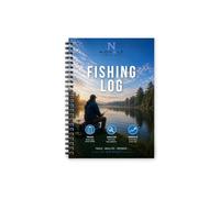 NOVALT Journal de pêche - Journal de pêche A5 de qualité supérieure et journal de bord de pêcheur | Enregistrez les sessions de pêche, les captures, les conditions météorologiques, les articles de