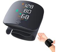 Novamedic Pro Oxymètre de mesure précise, technologie de gonflage intelligente, construction conviviale, piles durables, pour la mesure quotidienne à la maison et en voyage (noir)