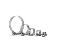 NovaNox® GBS W4 (304), GBS 2023:122-130 Collier de serrage en acier inoxydable 17 mm - 250 mm