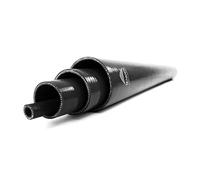 NovaNox® Tuyau de radiateur en silicone 0,1 m/0,25 m/0,5 m/1 m x taille au choix - Couleur : noir - Longueur du tuyau : 1 m - Diamètre intérieur : 60 mm x 70 mm