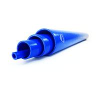 NovaNox® Tuyau de refroidissement, en silicone, 0,1 m, 0,25 m, 0,5 m/1 m, taille au choix, bleu, longueur du tuyau : 1 m, diamètre intérieur : 28 mm x 36 mm