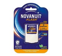 NOVANUIT FLASH - Complément alimentaire - Sommeil - 1,9mg de mélatonine - 20 films - Endormissement - Décalage horaire