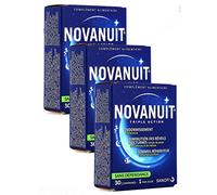 Novanuit Sommeil Triple action - Comprimés Sans Dioxide de Titane - 3 Mois de TRAITEMENT - Lot de 3 Boites de 30 Comp (3)