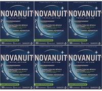 Novanuit Sommeil Triple action - Comprimés Sans Dioxide de Titane - 6 Mois de TRAITEMENT - Lot de 6 Boites de 30 Comp (6)