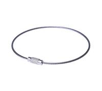 Novara 50PCS en Acier Inoxydable de 20cm Porte-cles