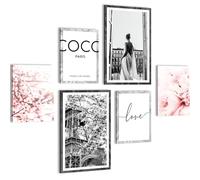 Novart Tableaux - PRÊT À ÊTRE ACCROCHÉ - Tableau decoration murale - Fashion Salon Fille Adolescents - N021767a