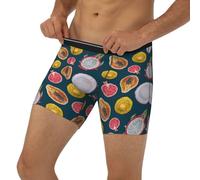 Novastar Boxer pour homme avec bande élastique - Papaya Pitaya Grenade, Noir/blanc, S