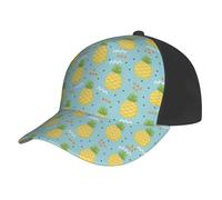 Novastar Casquette de baseball pour homme et femme - Chapeau de baseball réglable en forme d'ananas pour homme et femme - Noir