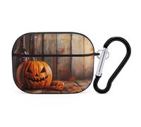 Novastar Compatible avec Airpods Pro 2e génération - Jolie coque compatible avec Airpods Pro, coque d'Halloween citrouille bière, coque compatible avec Airpods Pro 2