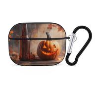 Novastar Compatible avec Airpods Pro 2e génération - Jolie coque compatible avec Airpods Pro, coque d'Halloween citrouille bière compatible avec Airpods Pro 2