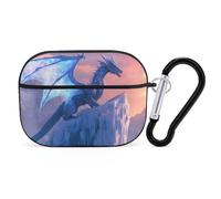 Novastar Compatible avec Airpods Pro 2e génération - Jolie coque compatible avec Airpods Pro, coque Frozen Peak Ice Dragon compatible avec les coques Airpods Pro 2