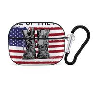 Novastar Compatible avec Airpods Pro 2ème génération - Jolie coque compatible avec Airpods Pro, Home of The Free en raison de la coque Brave compatible avec Airpods Pro 2