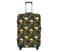 Novastar Housse de protection pour bagages - Doux et drôle - Motif cactus extraterrestre - Pour valise de 63,5 à 71,1 cm
