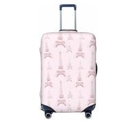 Novastar Housse de protection pour bagages - Housse de protection souple pour valise Motif Tour Eiffel, noir, 25-28