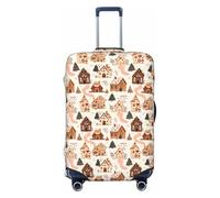 Novastar Housse de protection pour bagages - Housse de valise souple Kawaii Little House pour valises de 55,9 à 61 cm